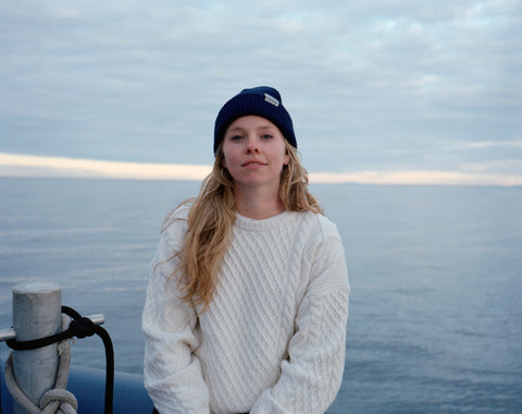 River Beanie - Blue